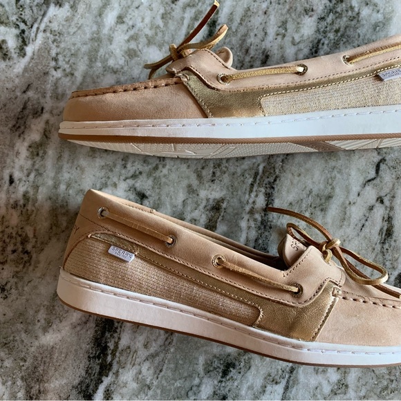 Sperry—Top-Sider Angelfish Boat Shoe, Linen Gold (Size 9.5) - Picture 7 of 10